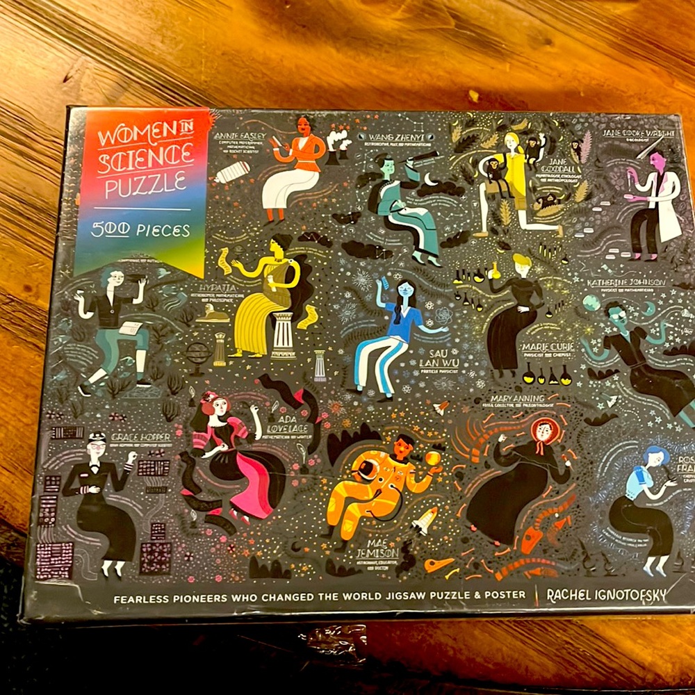 Women in Science 500 piece puzzle